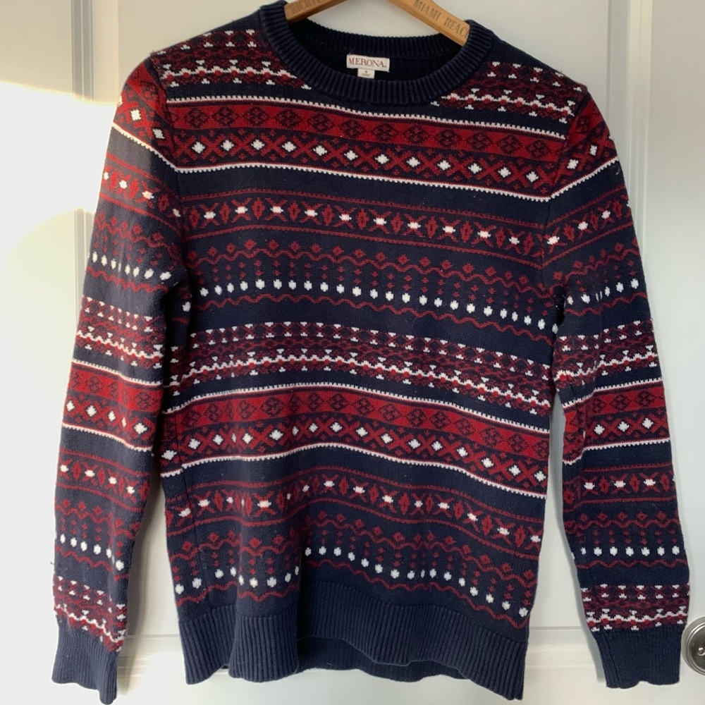 Fun patterned sweater